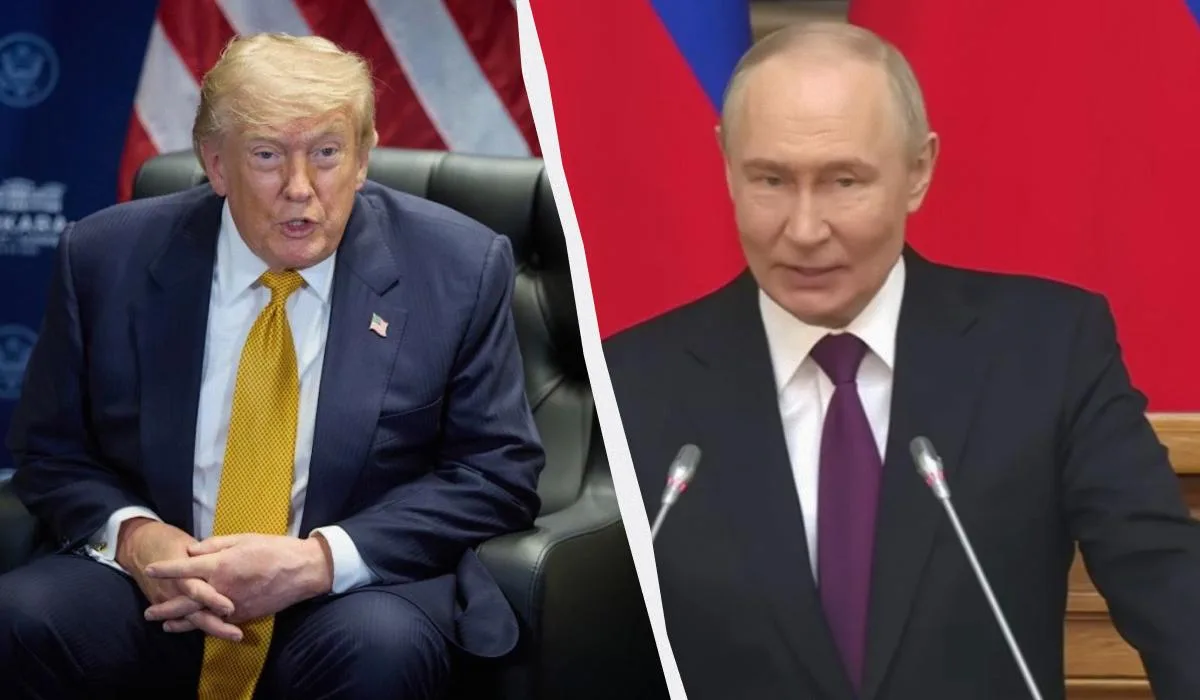 Дональд Трамп під час телефонної розмови в кабінеті
