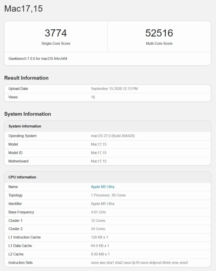 Компактний корпус Mac Studio з новим чипом