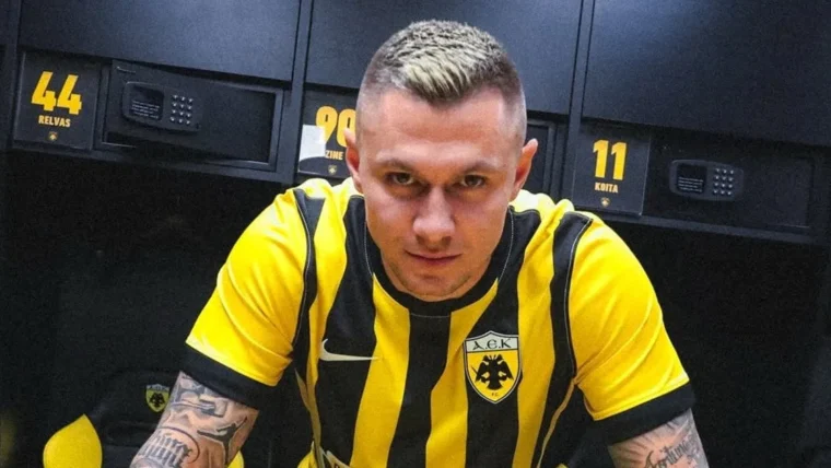 Зубков відкрив рахунок голам за АЕК у Кубку Греції на тлі виклику до збірної