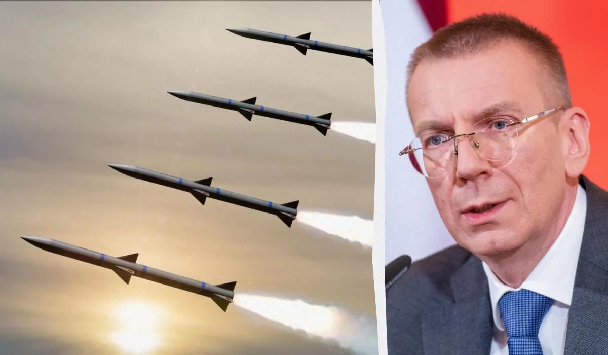 Президент Латвії виступає перед журналістами