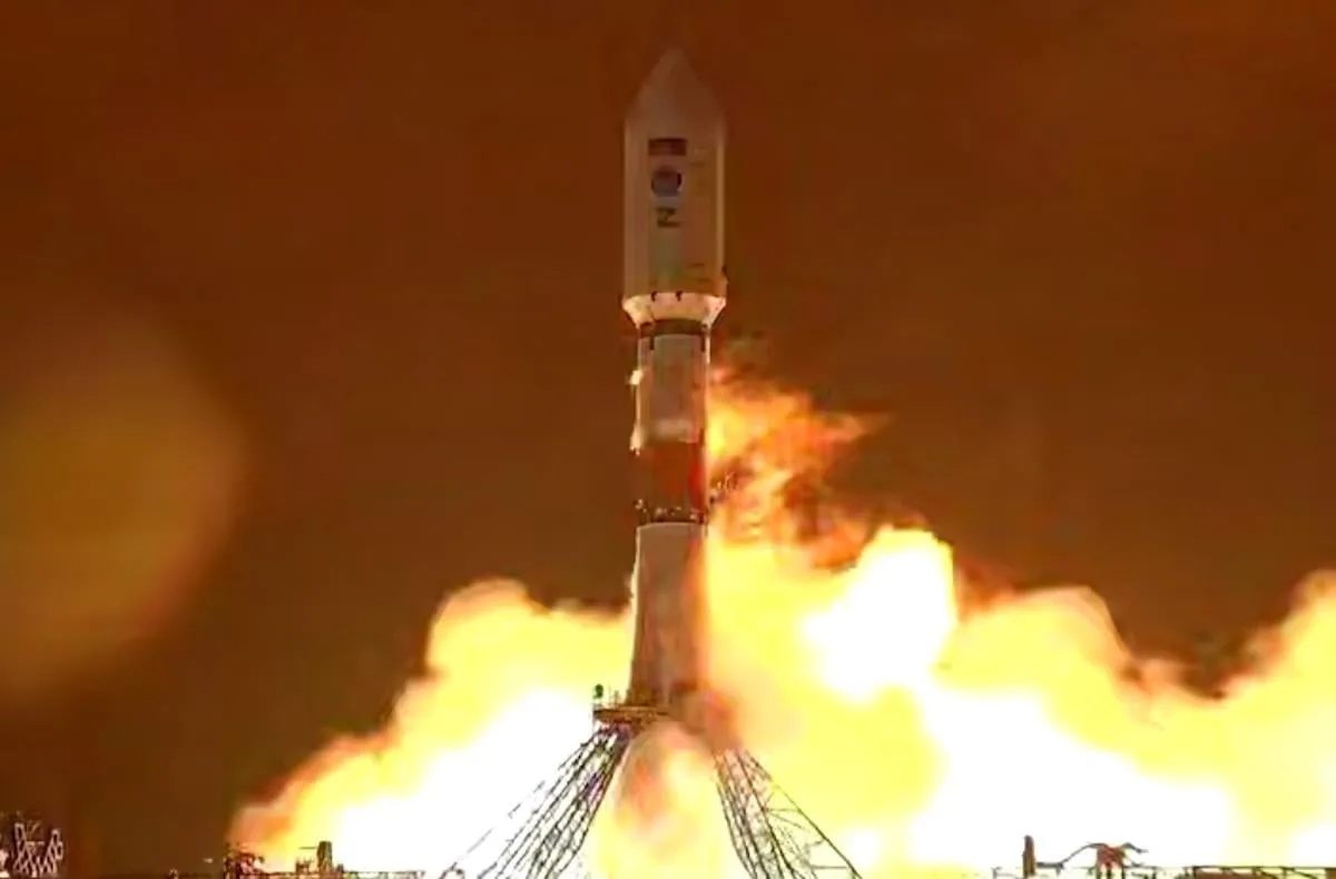 Ракета-носій стартує з космодрому Плесецьк