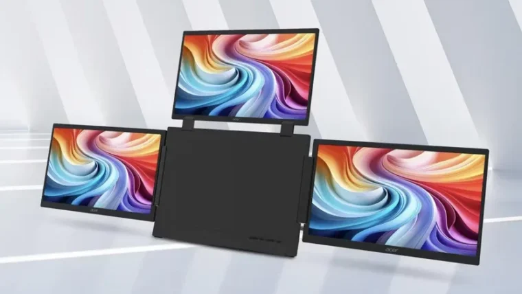 Три екрани замість одного: як влаштований портативний монітор Acer PD163Q-P3