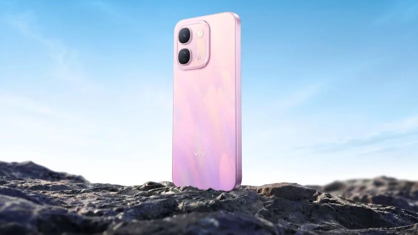 Смартфон Vivo V80 Lite 5G у профіль