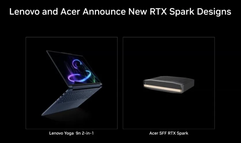 Тонкий ноутбук з платформою RTX Spark