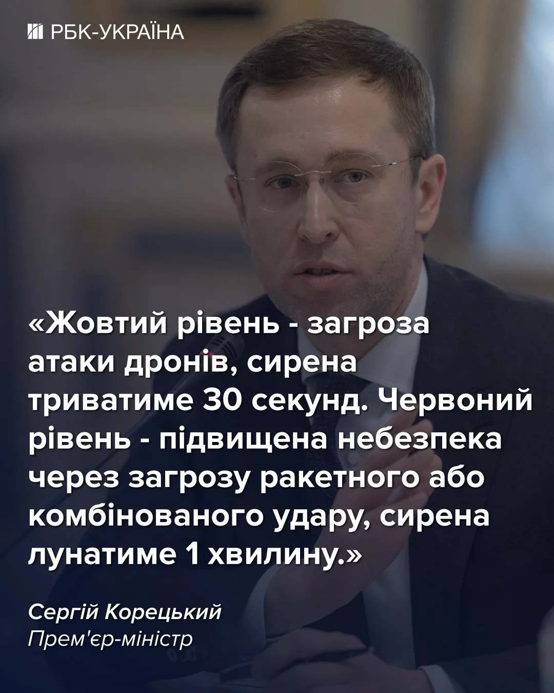 Закритий торговий центр під час сигналу тривоги