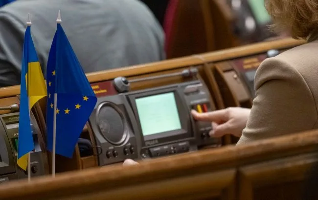 Зал засідань Верховної Ради під час голосування