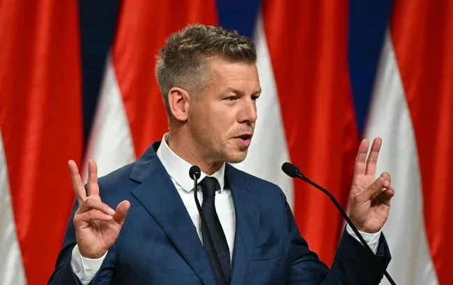 Петер Мадяр на пресконференції щодо українського зерна