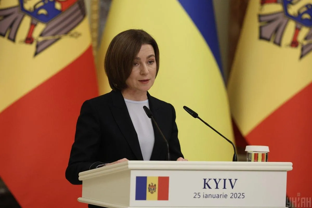 Президентка Молдови виступає на форумі з безпеки