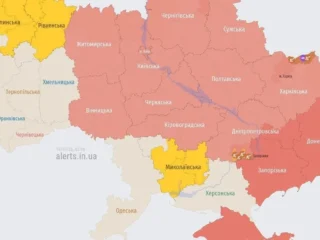 Масштабна повітряна тривога в Україні через загрозу балістичних ракет зі сходу